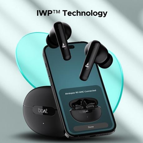 boAt Airdopes 161 ANC in-ear earbuds with 50 Hrs Playtime, Dual EQ Modes, 32 dB ANC, BEAST Mode, IWP Tech, IPX5 Water Resistant & Bluetooth v5.3 (Black)-7