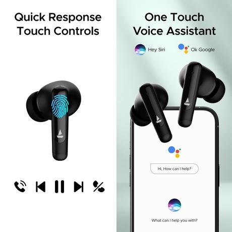 boAt Airdopes 161 ANC in-ear earbuds with 50 Hrs Playtime, Dual EQ Modes, 32 dB ANC, BEAST Mode, IWP Tech, IPX5 Water Resistant & Bluetooth v5.3 (Black)-8