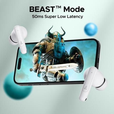 boAt Airdopes 161 ANC in-ear earbuds with 50 Hrs Playtime, Dual EQ Modes, 32 dB ANC, BEAST Mode, IWP Tech, IPX5 Water Resistant & Bluetooth v5.3 (White)-4