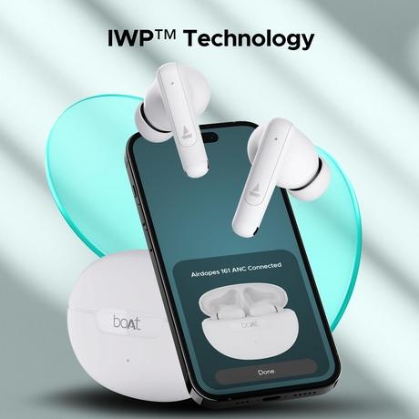 boAt Airdopes 161 ANC in-ear earbuds with 50 Hrs Playtime, Dual EQ Modes, 32 dB ANC, BEAST Mode, IWP Tech, IPX5 Water Resistant & Bluetooth v5.3 (White)-7