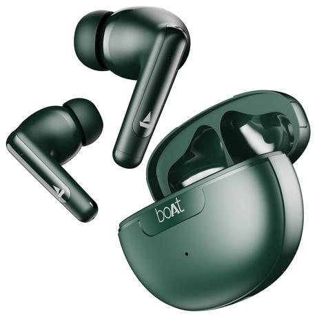 boAt Airdopes 161 ANC in-ear earbuds with 50 Hrs Playtime, Dual EQ Modes, 32 dB ANC, BEAST Mode, IWP Tech, IPX5 Water Resistant & Bluetooth v5.3 (Green)-0