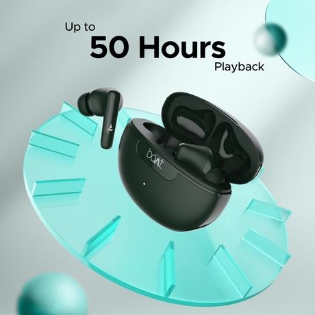boAt Airdopes 161 ANC in-ear earbuds with 50 Hrs Playtime, Dual EQ Modes, 32 dB ANC, BEAST Mode, IWP Tech, IPX5 Water Resistant & Bluetooth v5.3 (Green)-2