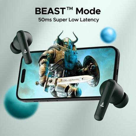 boAt Airdopes 161 ANC in-ear earbuds with 50 Hrs Playtime, Dual EQ Modes, 32 dB ANC, BEAST Mode, IWP Tech, IPX5 Water Resistant & Bluetooth v5.3 (Green)-4