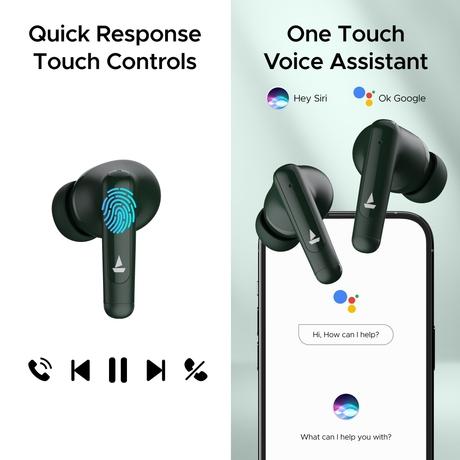 boAt Airdopes 161 ANC in-ear earbuds with 50 Hrs Playtime, Dual EQ Modes, 32 dB ANC, BEAST Mode, IWP Tech, IPX5 Water Resistant & Bluetooth v5.3 (Green)-8