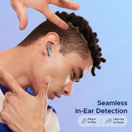 boAt Airdopes 191 ANC in-ear earbuds with 60 Hrs Playtime, 4 Mics with ENx Tech, 32 dB ANC, Ambient Mode, Seamless In-ear detection, 13 mm drivers & Bluetooth v5.3 (Pellucid White)-3