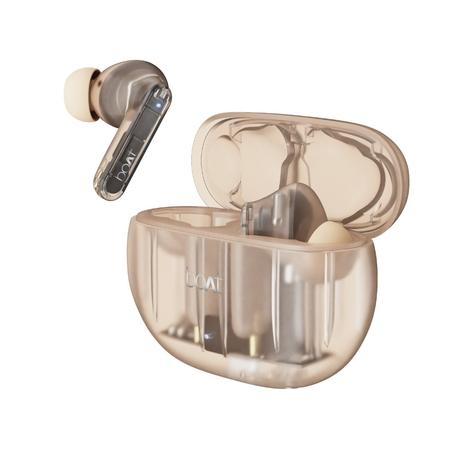boAt Airdopes 191 ANC in-ear earbuds with 60 Hrs Playtime, 4 Mics with ENx Tech, 32 dB ANC, Ambient Mode, Seamless In-ear detection, 13 mm drivers & Bluetooth v5.3 (Pellucid Orange)-0