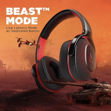 boAt Rockerz 425 Bluetooth Wireless On Ear Headphones Signature Sound, Enx Tech, ASAP Charge, 25 H Playtime, Bluetooth v5.2, Dual Pairing with Mic (Active Black)-2