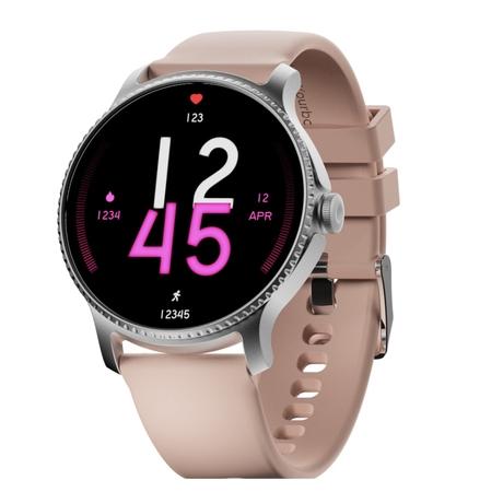 boAt Lunar Discovery Smart Watch with 3.53 cm (1.39 inch) HD Display, Functional Crown, Watch Face Studio, Emergency SOS, 700+ Active Modes, IP67 Dust, Sweat & Splash Resistance (Cherry Blossom)-1