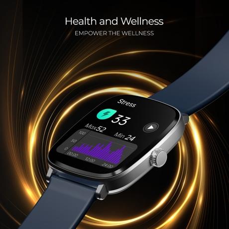 boAt Ultima Regal Smart Watch with 5.10 cm (2.01 inch) AMOLED Display Functional Crown, Watch Face Studio, Emergency SOS, BT Calling, 100+ Sports Modes (Sapphire Blue-4