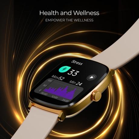 boAt Ultima Regal Smart Watch with 5.10 cm (2.01 inch) AMOLED Display Functional Crown, Watch Face Studio, Emergency SOS, BT Calling, 100+ Sports Modes (Cherry Blossom)-4