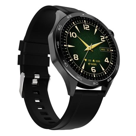 boAt Enigma Radiant Smart Watch 3.63 cm (1.43 inch) Large HD Display, Luxurious Metal Body Design with Functional Crown, Seamless Bluetooth Calling, Health & Wellness Tracking, 200+ Cloud Watch Faces (Active Black)-2