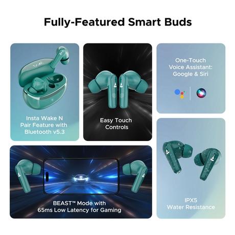 boAt Airdopes 131 Elite ANC with Active Noise Cancellation upto 32 dB, 60 HRS Playback & Chrome Design (Active Teal)-7
