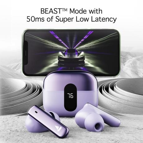 boAt Airdopes 181 Pro with 100 HRS Playback, 4 Mics ENx Technology & ASAP Charge (Lilac Serenity)-7