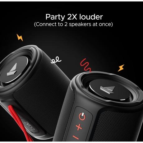 boAt Stone 352 Bluetooth Speaker with 10 W RMS Stereo Sound, IPX7 Water Resistance, TWS Feature, Up to 12 H Total Playtime, Multi-Compatibility Modes and Type-C Charging (Raging Black)-4