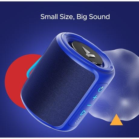 boAt Stone 352 Bluetooth Speaker with 10 W RMS Stereo Sound, IPX7 Water Resistance, TWS Feature, Up to 12 H Total Playtime, Multi-Compatibility Modes and Type-C Charging (Vibing Blue)-2