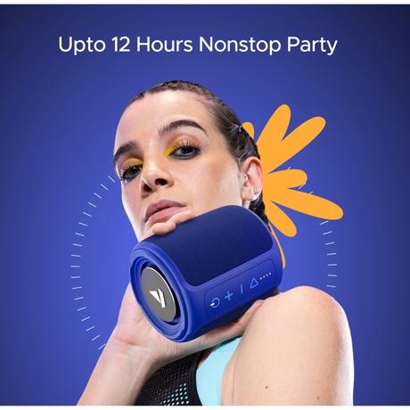 boAt Stone 352 Bluetooth Speaker with 10 W RMS Stereo Sound, IPX7 Water Resistance, TWS Feature, Up to 12 H Total Playtime, Multi-Compatibility Modes and Type-C Charging (Vibing Blue)-3