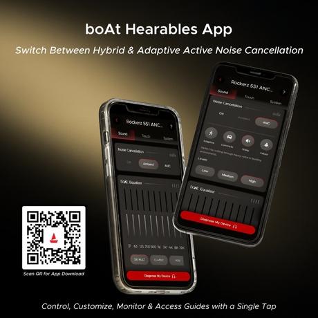 boAt Rockerz 551 ANC Pro Bluetooth Headphone With 42 dB Adaptive ANC, 72 Hours Plackback, 40 mm drivers, Enx Tech, Beast Mode, BT v5.4, Foldable Cups (Hazel Beige)-9