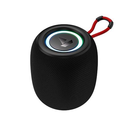boAt Stone 208 Bluetooth Speaker with 5 W Signature Sound, 8 hours of Playback, 52 mm Drivers, Built in mic, RGB lights (Raging Black)-1