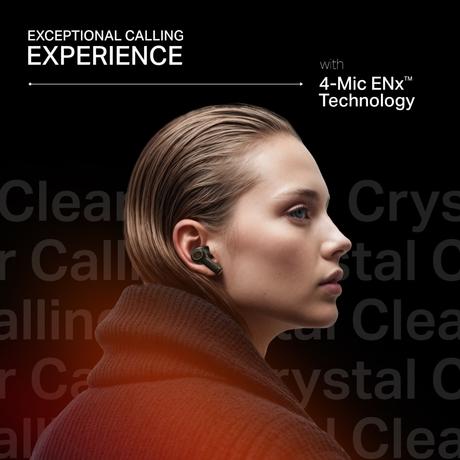 boAt Nirvana Crystl, Transparent Case, Spatial Audio, ANC ( Up to 32 dB), 100 Hrs Battery, 4 Mics ENx, Dual Pair, App Support, Bluetooth Earbuds, TWS Ear Buds Wireless Earphones with mic (Blazing Red)-7