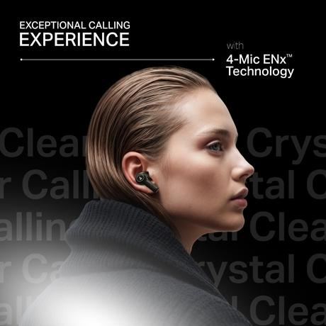 boAt Nirvana Crystl, Transparent Case, Spatial Audio, ANC ( Up to 32 dB), 100 Hrs Battery, 4 Mics ENx, Dual Pair, App Support, Bluetooth Earbuds, TWS Ear Buds Wireless Earphones with mic (Quantum Black)-8