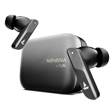 boAt Nirvana X TWS, Knowles Dual Drivers, Hi-Res Audio LDAC, App Support, ENx, Dual Pair, Spatial Audio, Fast Charge, Bluetooth Earbuds, TWS Ear Buds Wireless Earphones with mic (Cosmic Onyx)-0