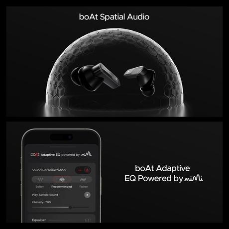 boAt Nirvana X TWS, Knowles Dual Drivers, Hi-Res Audio LDAC, App Support, ENx, Dual Pair, Spatial Audio, Fast Charge, Bluetooth Earbuds, TWS Ear Buds Wireless Earphones with mic (Cosmic Onyx)-12