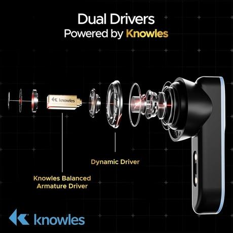 boAt Nirvana X TWS, Knowles Dual Drivers, Hi-Res Audio LDAC, App Support, ENx, Dual Pair, Spatial Audio, Fast Charge, Bluetooth Earbuds, TWS Ear Buds Wireless Earphones with mic (Mist Blue)-2