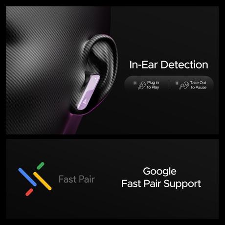boAt Nirvana X TWS, Knowles Dual Drivers, Hi-Res Audio LDAC, App Support, ENx, Dual Pair, Spatial Audio, Fast Charge, Bluetooth Earbuds, TWS Ear Buds Wireless Earphones with mic (Smoky Amethyst)-14