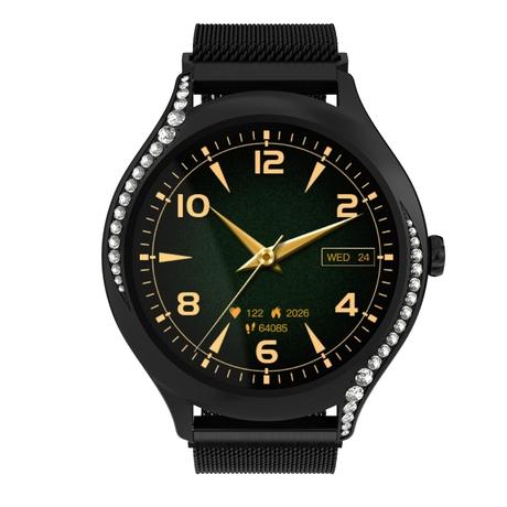 boAt Enigma Gem 3.02 cm (1.19 inches) Smartwatch, Metallic Black-1