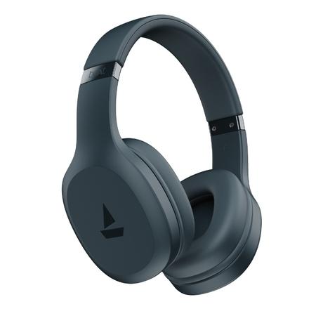 boAt Rockerz 412 On Ear Bluetooth Wireless Headphones with 60 hours Playback Time, 40 mm Drivers with boAt Signature Sound, IPX4 Rating, ENx Tech and Adaptive Fit (Bold Blue)-4