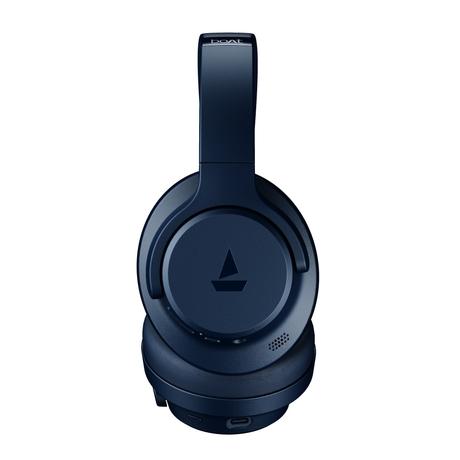 boAt Rockerz 512 ANC, 40 dB Hybrid ANC, 80 H Battery, Beast Mode, ENx , App Support, Bluetooth Headphones with Mic (Bold Blue)-1