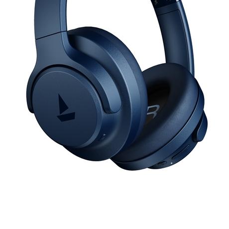 boAt Rockerz 512 ANC, 40 dB Hybrid ANC, 80 H Battery, Beast Mode, ENx , App Support, Bluetooth Headphones with Mic (Bold Blue)-3