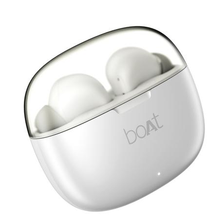boAt Airdopes 212 with Tanslucent Lid, 50 Hrs Battery, 45 ms Low Latency, ENx Tech, Fast Charge, Bluetooth (Ivory)-0