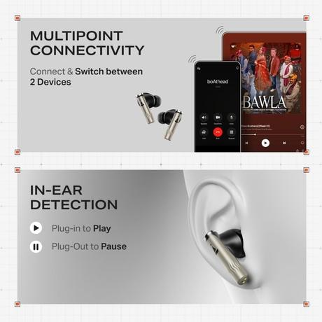 boAt Nirvana Zenith Pro TWS Ear Buds with 50 dB Hybrid Adaptive ANC, Spatial Audio, Hi-Res Audio LDAC, 6 Mics AI-ENx, 80 Hrs Battery (Platinum Gold)-6