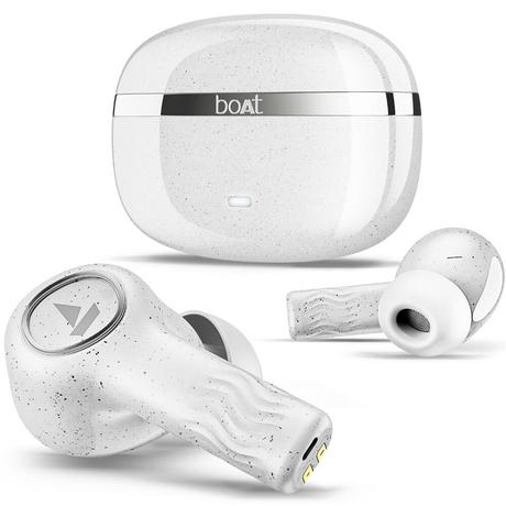boAt Nirvana Iris Truly Wireless Earbuds w/Up to 32 dB Active Noise Cancellation,120 Hrs Playback,Crystal Bionic Sound Powered by HiFi,Beast Mode,ENx Tech,Hearables App (Quartz White)-0