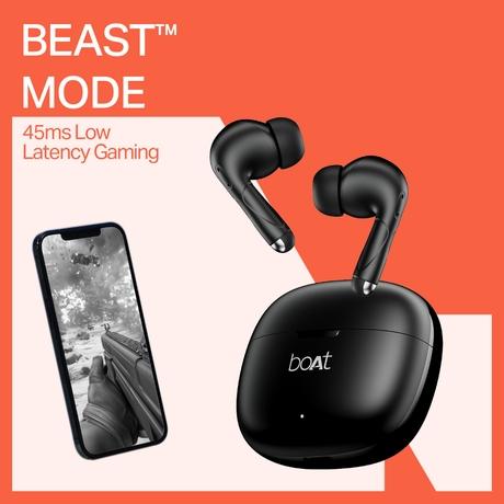 boAt Airdopes Pulse, 50 H Battery, ENx Tech, Beast Mode, ASAP Charge, Bluetooth Earbuds, TWS Ear Buds Wireless Earphones with mic (Shadow Black)-4