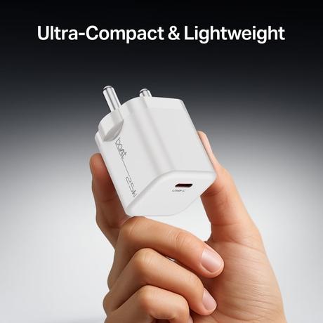 boAt 25 W PD Mobile Charger, Pearl White-1