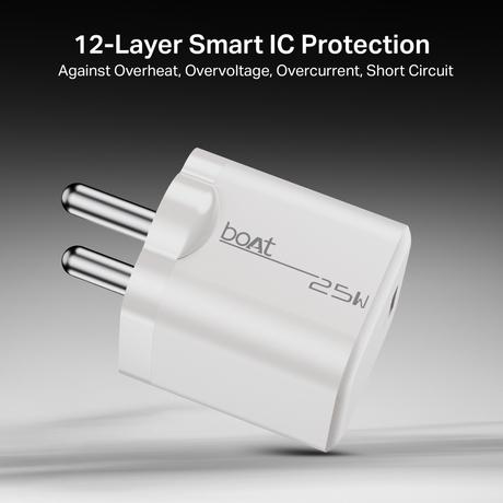 boAt 25 W PD Mobile Charger, Pearl White-6