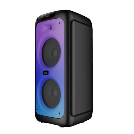 boAt PartyPal 450 with 180 W boAt Signature Sound, Flame LEDs, Playtime upto 6 Hrs, Guitar Input, 2 Mics for Karaoke (Space Black)-0