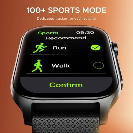 boAt Ultima Ember Smartwatch with 4.97 cm (1.96 inch) AMOLED Display, Personalized Fitness Nudges, Functional Crown, 100+ Sports Modes, Custom Watch Faces (Bold Black)-4