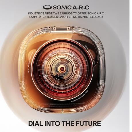 boAt Nirvana Crown with Hybrid ANC ( 50 dB), Sonic A.R.C, Advanced Rotational Crown, Actionable LEDs, Interactive Haptic Feedback, Spatial Audio, 6 Mics with AI-ENx, 40 H Playback, BEAST 50 ms Low Latency, ASAP Charge, BT v6.0 (Blazing Red)-3