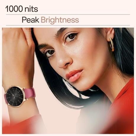boAt Chrome Iris Smartwatch (Velvet Wine)-3