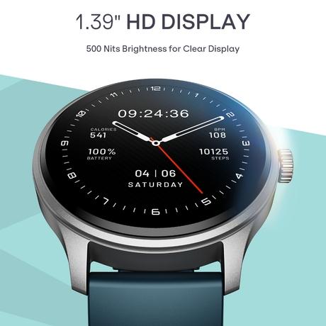 boAt Lunar Discovery Neo Smartwatch (Ocean Blue)-1