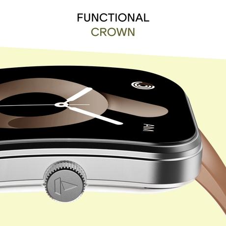 boAt Wave Sigma 3 Curv Smartwatch (Timber Brown)-5