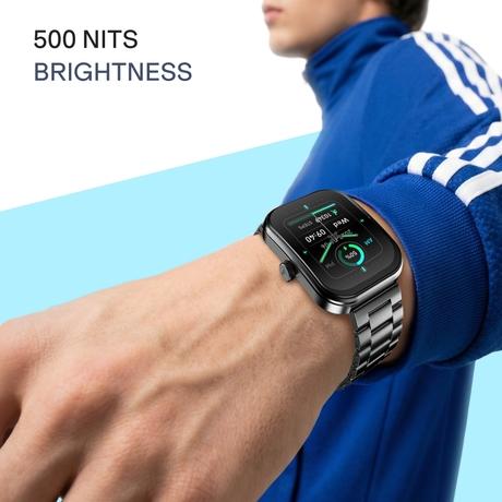 boAt Wave Sigma 3 Curv Smartwatch (Steel Black)-3