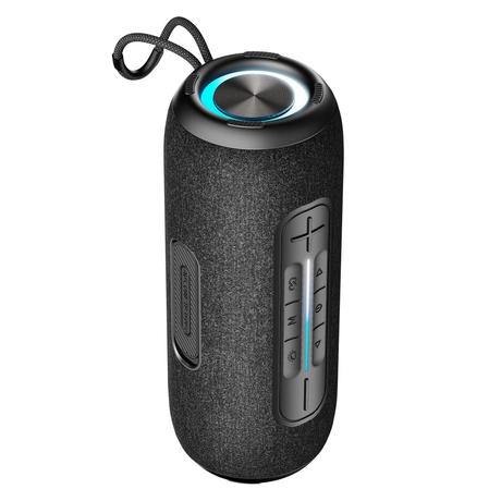 boAt Stone Rush Bluetooth Speaker with 30 W boAt Signature Sound, TWS for 2x Power, Dynamic RGB LEDs, Built in Mic, IPX4 Splash & Sweat Resistance, BT v5.4, Playback time Up to 8 Hours & Type C Charging, Voice Assistant, Black-2