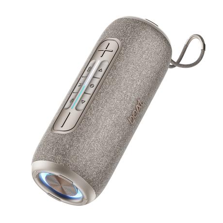 boAt Stone Rush Bluetooth Speaker with 30 W boAt Signature Sound, TWS for 2x Power, Dynamic RGB LEDs, Built in Mic, IPX4 Splash & Sweat Resistance, BT v5.4, Playback time Up to 8 Hours & Type C Charging, Voice Assistant, Sand-0