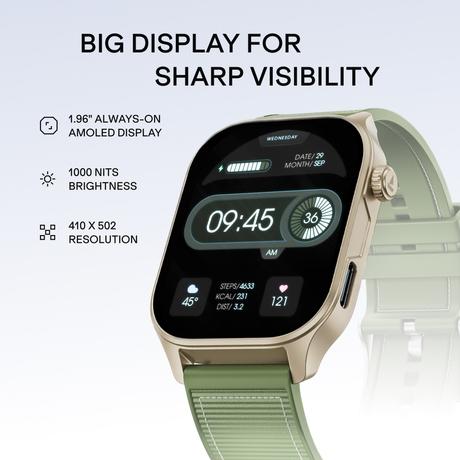 boAt Ultima Vogue 2 4.97 cm (1.96 inches) Smartwatch, Jade Green-4