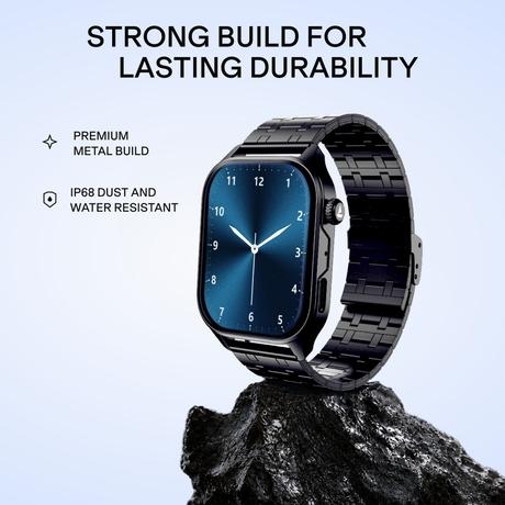 boAt Ultima Vogue 2 4.97 cm (1.96 inches) Smartwatch, Steel Black-5