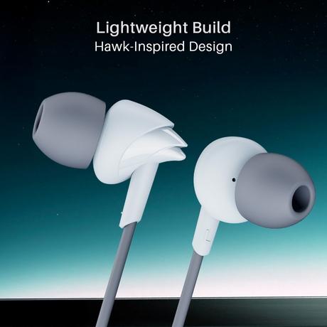 boAt Bassheads 300C Wired Earphones,Type-C Jack, 10mm Drivers, Signature Sound, in-Line Microphone, Integrated Controls, Voice Assistant & 120cm Cable (Cool Grey)-4
